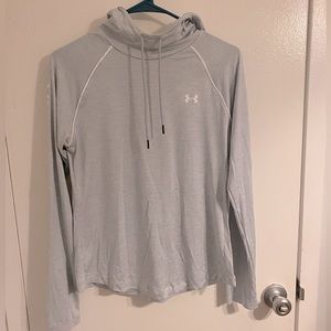 Under Armor Long sleeved, hooded athletic top